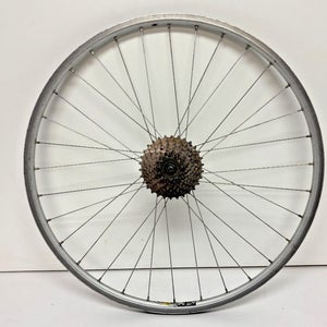 Mavic X 221 8-Speed 32-Spoke Silver Aluminum 26" Rear Wheel Shimano STX-RC Hub