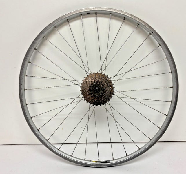Mavic X 221 8-Speed 32-Spoke Silver Aluminum 26" Rear Wheel Shimano STX-RC Hub