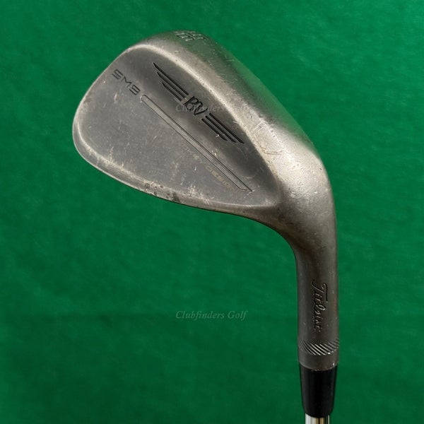 Titleist Vokey SM9 Jet Black 56-10S 56 Sand Wedge Vokey Design Steel Wedge Flex