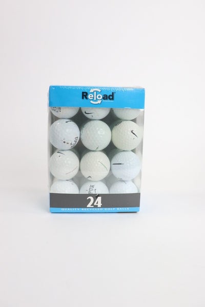 Reload PG Proline Recycled Golf Balls 24 Pack - White - New