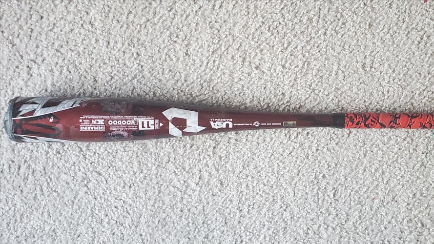 2023 DeMarini Voodoo One Alloy USABat Certified Bat (-11) 17 oz 28" (Used)