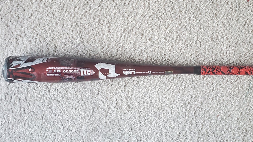 2023 DeMarini Voodoo One Alloy USABat Certified Bat (-11) 17 oz 28" (Used)