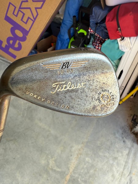 Men's Titleist BV Vokey SM4 Left Hand Wedge Wedge Flex 50 Degree Steel Shaft (Used)