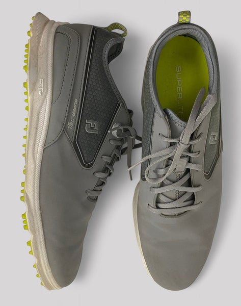 Footjoy FJ Superlites XP Gray Athletic Golf Shoes Men's Size 13 M #58086