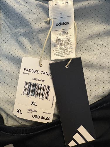Adidas Tech-Fit Men’s Padded Tank Top shirt IM3592 size XL