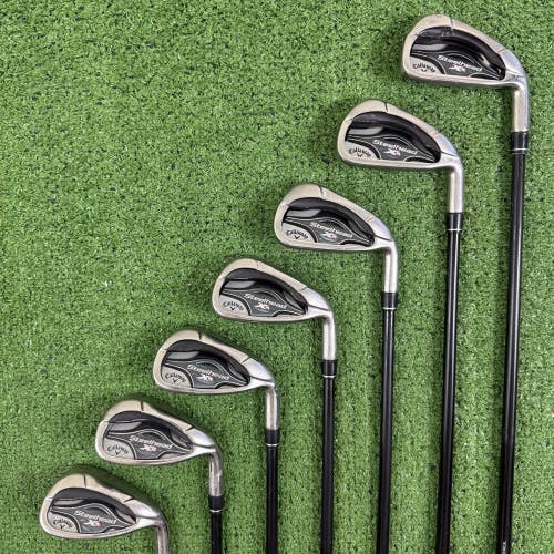 Callaway Steelhead XR Iron Set 5-PW AW Tensei Silver 55 Senior A Flex +1/2 Long