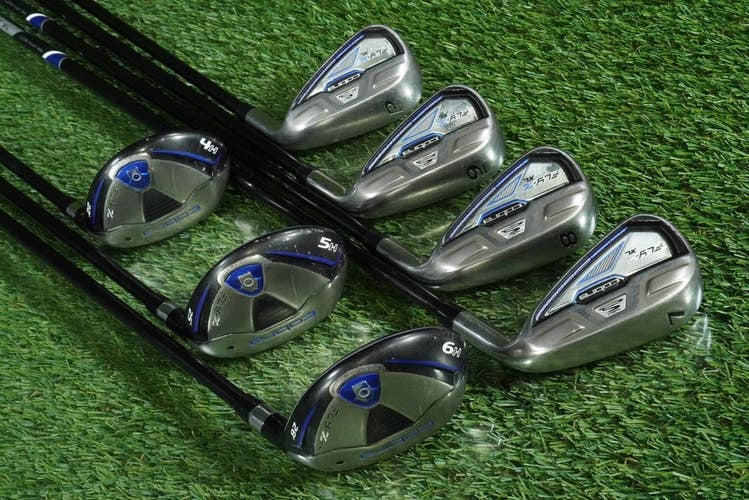 COBRA FLY-Z XL HYBRID SET 4H-PW MATRIX GRAPHITE LITE FLEX SHAFT RH ~ LOOK!