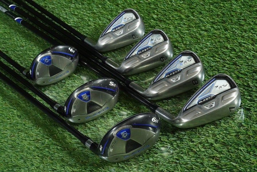 COBRA FLY-Z XL HYBRID SET 4H-PW MATRIX GRAPHITE LITE FLEX SHAFT RH ~ LOOK!