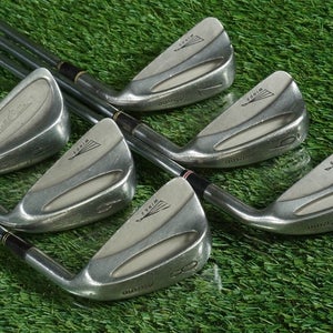 MIZUNO WINGS IRONS SET 5-PW STEEL SHAFTS LAMKIN PERMA TAC / TACI MAC GRIPS RH