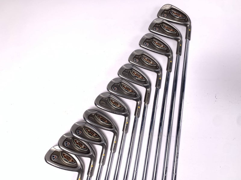 Ping i10 Iron Set 3-PW+GW+SW+LW Yellow Dot 1.5* Up AWT Regular Steel Mens RH