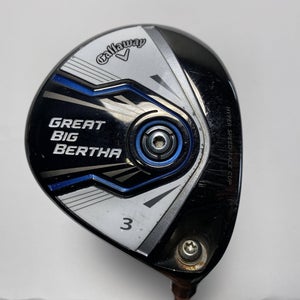 Callaway Great Big Bertha 2015 3 Fairway Wood 15* Bassara E42x5ct 42g Ladies RH