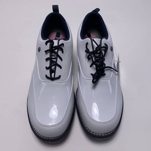 FootJoy DryJoys Premiere Series Golf Shoes White Pink Navy Womens SZ 7.5 (99044)