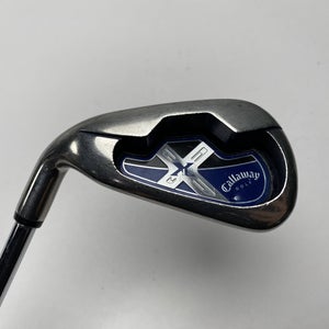 Callaway X-18 Single 6 Iron 2* Flat Uniflex Steel Mens LH Midsize Grip