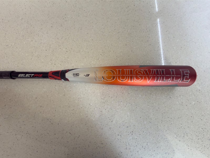 Louisville Slugger Select PWR BBCOR Baseball Bat 32”/29oz Drop -3 – Great Condition