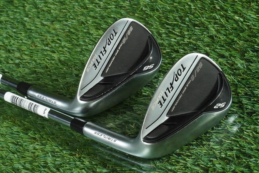 TOP FLITE TOUR CB WEDGE SET GW,SW TRUE TEMPER DYNALITE 105 WEDGE FLEX RH 52,56