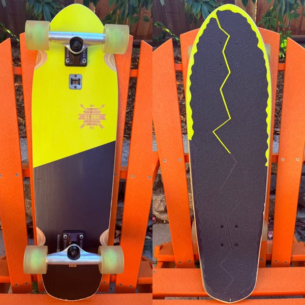 Globe Skateboards Big Blazer “Lemon” Custom Complete Skateboard 9” Tensor Trucks
