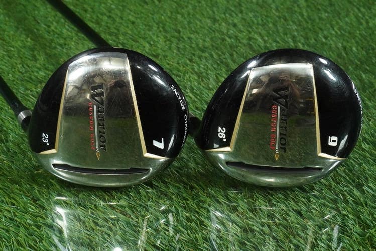 WARRIOR CUSTOM GOLF WOODS SET 7W,9W TRUE LAUNCH CUSTOM FIT FLEX RH 23,26