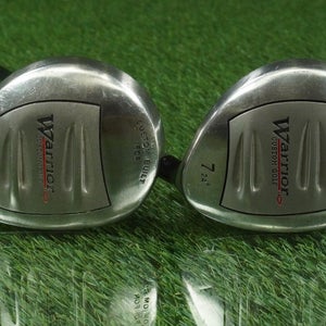 WARRIOR CUSTOM GOLF WOODS SET 5W,7W HARRISON LONG DRIVE GRAPHITE RH 21, 24