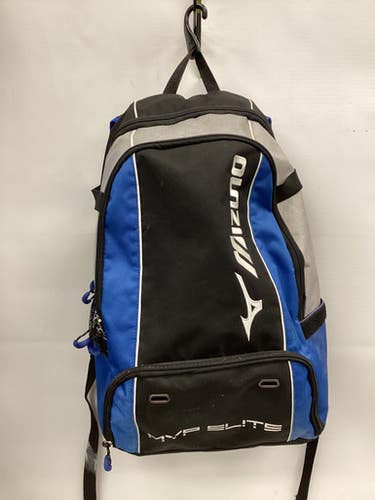 Used Mizuno MVP ELITE BB/SB Player Backpack Black 11851-S000038373