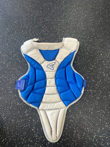 Used Easton CHEST PROTECTOR Catchers Chest Protector Grey And Royal Blue Youth 11849-S000032150