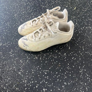 Used Adidas Soccer Cleats White Junior 02 11849-S000032202