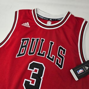 Duane Wade #3 Replica Chicago Bulls Jersey - Red