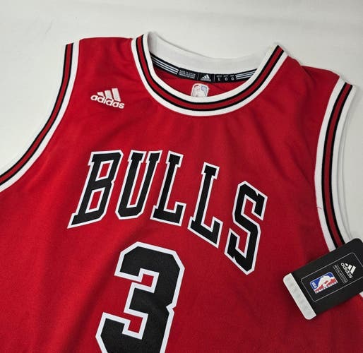 Duane Wade #3 Replica Chicago Bulls Jersey - Red