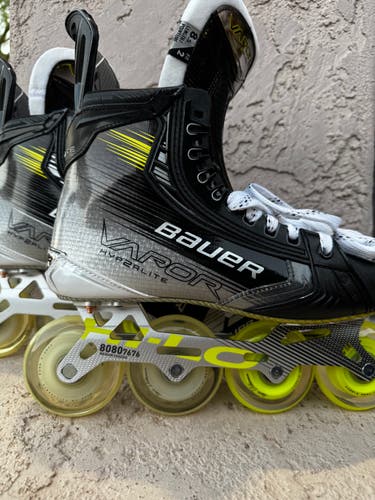 BAUER VAPOR HYPERLITE 2 INLINE HOCKEY SKATES - SENIOR Size 8.5 (New)