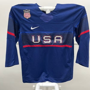 Nike Team USA 2022 Beijing Olympic Hockey Jersey Navy Blue XL