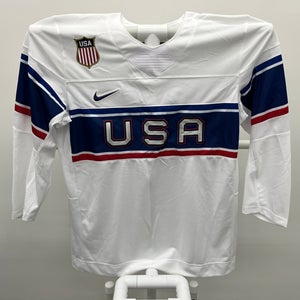 Nike Team USA 2022 Beijing Olympic Hockey Jersey White XL BNWT