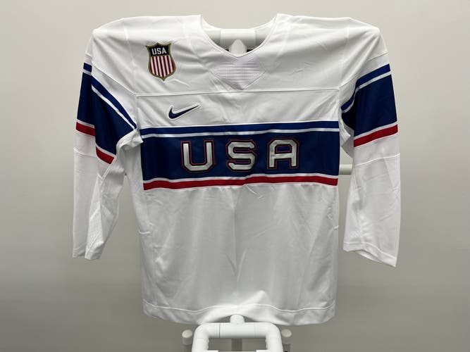 Nike Team USA 2022 Beijing Olympic Hockey Jersey White XL BNWT