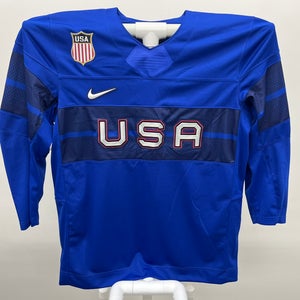 Nike Team USA 2022 Beijing Olympic Hockey Jersey Royal Blue XL BNWT