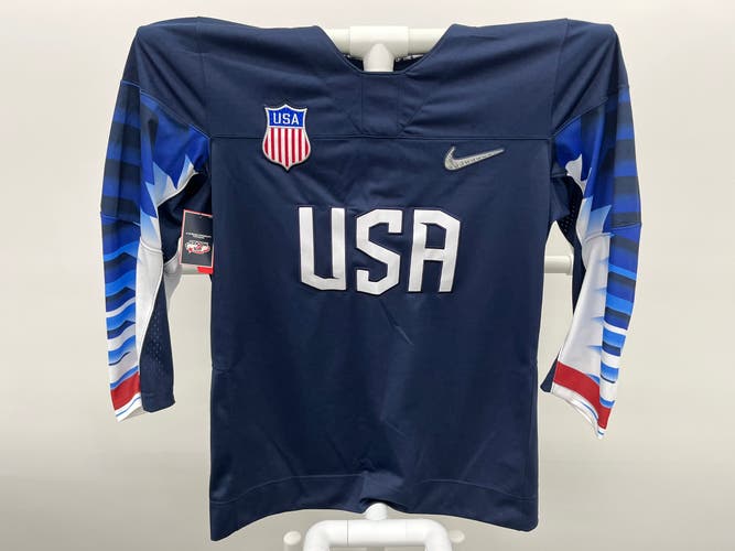 Nike Team USA 2018 Pyeongchang Olympic Hockey Jersey Navy Blue XL BNWT