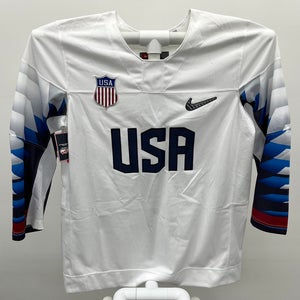 Nike Team USA 2018  Pyeongchang Olympic Hockey Jersey White XL BNWT