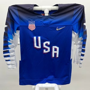 Nike Team USA 2018  Pyeongchang Olympic Hockey Jersey Royal Blue XL