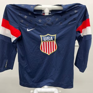 Nike Team USA 2014 Sochi Olympic Hockey Jersey Navy Blue XL