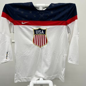 Nike Team USA 2014 Sochi Olympic Hockey Jersey White XL