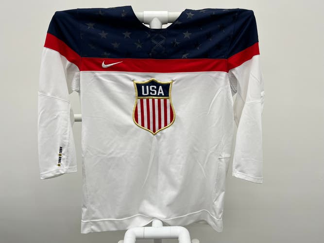 Nike Team USA 2014 Sochi Olympic Hockey Jersey White XL