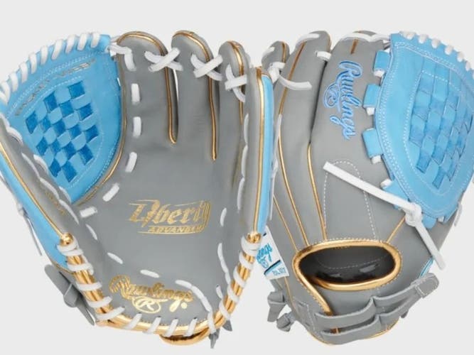 New 2025 Rawlings Right Hand Throw Liberty Advanced Softball Glove 12"