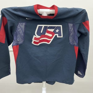 Nike Team USA 2006 Turin Olympic Hockey Jersey Navy Blue Large