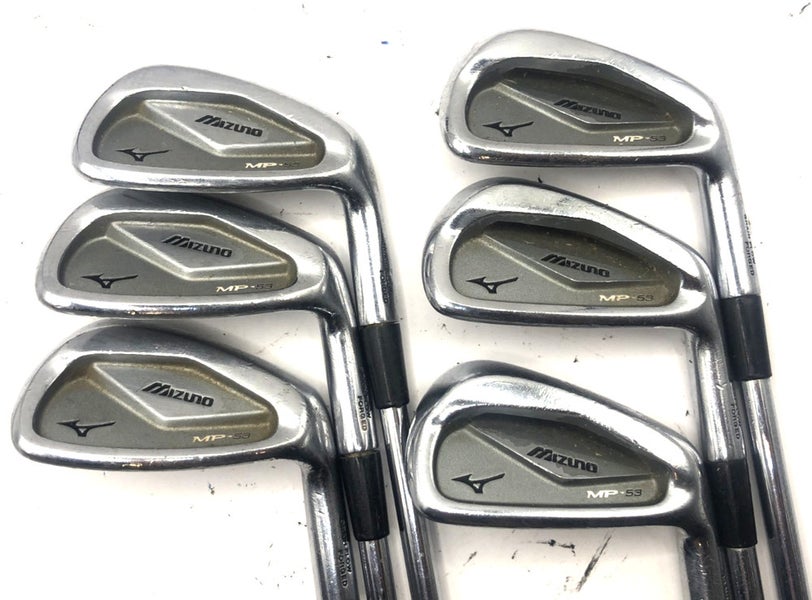 Mizuno Forged MP 53 Iron Set 5-PW True Temper Gold Series S300 Stiff Steel *Fair