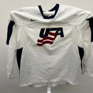 Nike Team USA 2006 Turin Olympic Hockey Jersey White Large