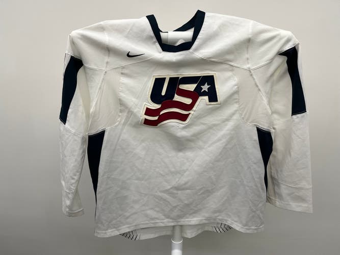 Nike Team USA 2006 Turin Olympic Hockey Jersey White Large
