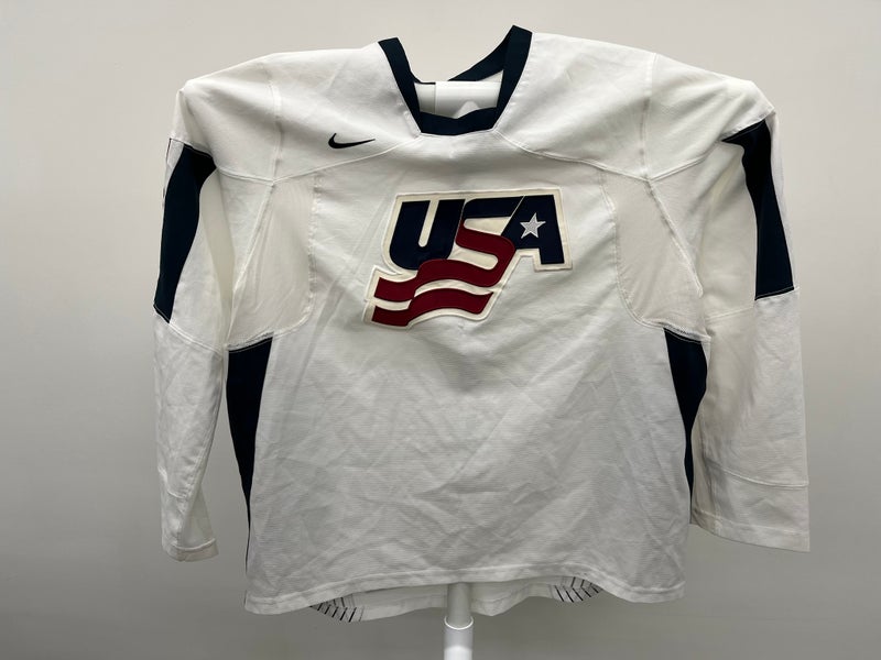 Nike Team USA 2006 Turin Olympic Hockey Jersey White Large
