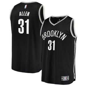 Jarrett Allen #31 Replica BKN Nets Jersey - Black