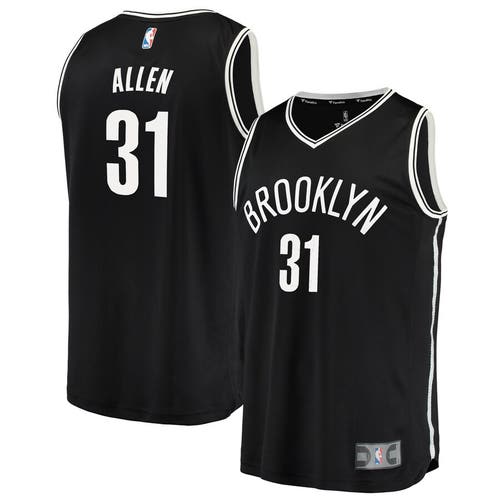 Jarrett Allen #31 Replica BKN Nets Jersey - Black