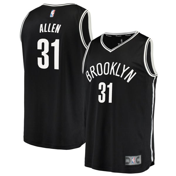 Jarrett Allen #31 Replica BKN Nets Jersey - Black