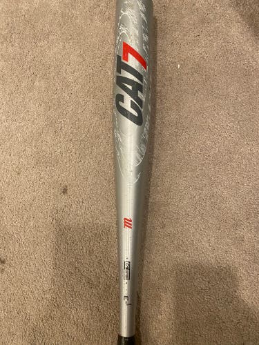 2022 Marucci CAT7 Alloy BBCOR Certified Bat (-3) 29 oz 32" (Used)