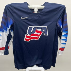 Nike Team USA 2019 IIHF Hockey Jersey Navy Blue XL BNWT