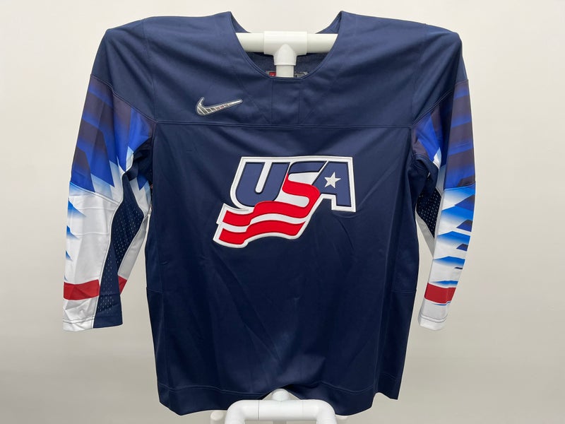 Nike Team USA 2019 IIHF Hockey Jersey Navy Blue XL BNWT